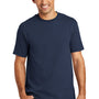 Port & Company Mens USA Made Short Sleeve Crewneck T-Shirt - Navy Blue - Closeout