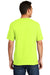 Port & Company USA100 Mens USA Made Short Sleeve Crewneck T-Shirt Safety Green Back