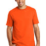Port & Company Mens USA Made Short Sleeve Crewneck T-Shirt - Safety Orange - Closeout