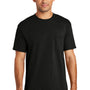 Port & Company Mens USA Made Short Sleeve Crewneck T-Shirt w/ Pocket - Black - Closeout