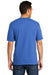 Port & Company USA100P Mens USA Made Short Sleeve Crewneck T-Shirt w/ Pocket Royal Blue Back