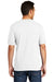 Port & Company USA100P Mens USA Made Short Sleeve Crewneck T-Shirt w/ Pocket White Back