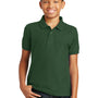 Port Authority Youth Core Classic Short Sleeve Polo Shirt - Deep Forest Green
