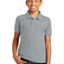 Port Authority Youth Core Classic Short Sleeve Polo Shirt - Gusty Grey