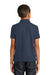Port Authority Y100 Youth Core Classic Short Sleeve Polo Shirt Navy Blue Back