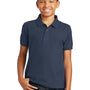 Port Authority Youth Core Classic Short Sleeve Polo Shirt - River Navy Blue