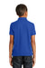 Port Authority Y100 Youth Core Classic Short Sleeve Polo Shirt Royal Blue Back