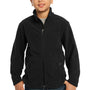 Port Authority Youth Full Zip Fleece Jacket - Black