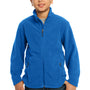 Port Authority Youth Full Zip Fleece Jacket - True Royal Blue