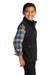 Port Authority Y219 Youth Full Zip Fleece Vest Black Side