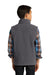 Port Authority Y219 Youth Full Zip Fleece Vest Iron Grey Back