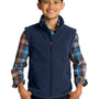 Port Authority Youth Full Zip Fleece Vest - True Navy Blue