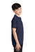 Port Authority Y500 Youth Silk Touch Wrinkle Resistant Short Sleeve Polo Shirt Navy Blue Side