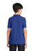 Port Authority Y500 Youth Silk Touch Wrinkle Resistant Short Sleeve Polo Shirt Royal Blue Back