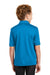 Port Authority Y540 Youth Silk Touch Performance Moisture Wicking Short Sleeve Polo Shirt Brilliant Blue Back