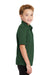 Port Authority Y540 Youth Silk Touch Performance Moisture Wicking Short Sleeve Polo Shirt Forest Green Side