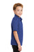 Port Authority Y540 Youth Silk Touch Performance Moisture Wicking Short Sleeve Polo Shirt Royal Blue Side