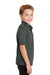 Port Authority Y540 Youth Silk Touch Performance Moisture Wicking Short Sleeve Polo Shirt Steel Grey Side