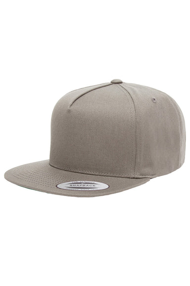 Yupoong Y6007 Mens Adjustable Hat Grey Front