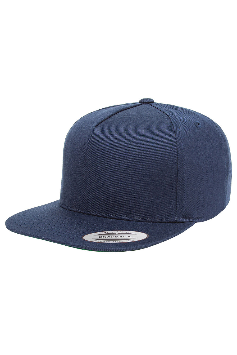 Yupoong Y6007 Mens Adjustable Hat Navy Blue Front