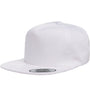Yupoong Mens Adjustable Hat - White