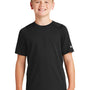 New Era Youth Series Performance Jersey Moisture Wicking Short Sleeve Crewneck T-Shirt - Black - Closeout