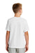 New Era YNEA200 Youth Series Performance Jersey Moisture Wicking Short Sleeve Crewneck T-Shirt White Back