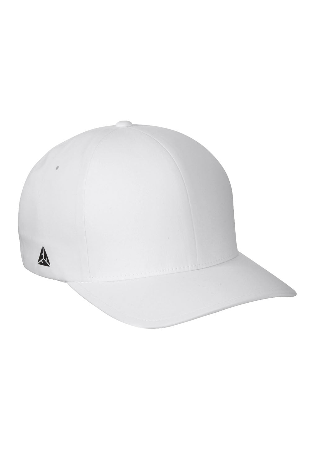 Flexfit YP180 Mens Moisture Wicking Stretch Fit Hat White Front
