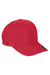 Flexfit YP180 Mens Moisture Wicking Stretch Fit Hat Red Front