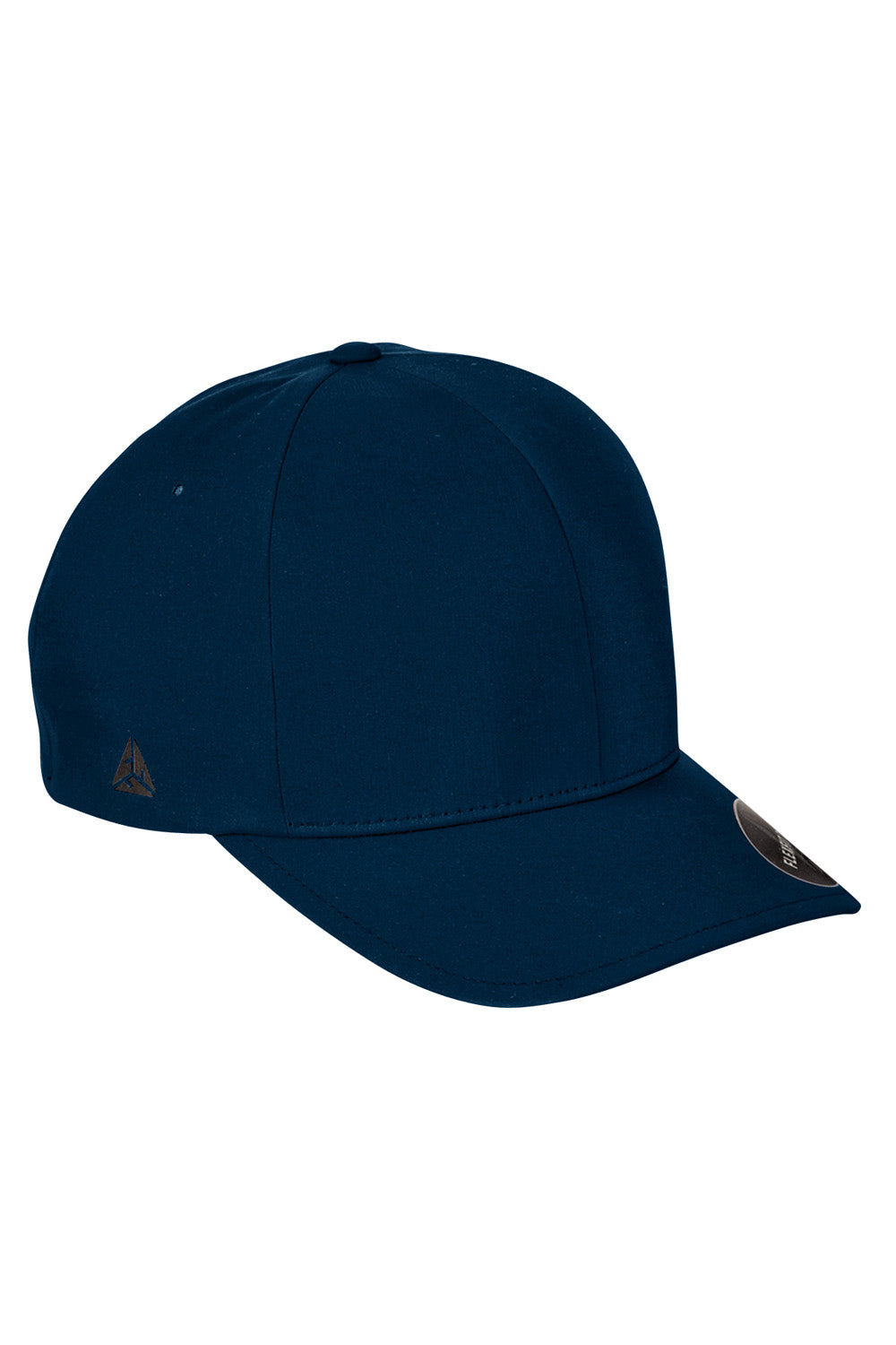 Flexfit YP180 Mens Moisture Wicking Stretch Fit Hat Navy Blue Front