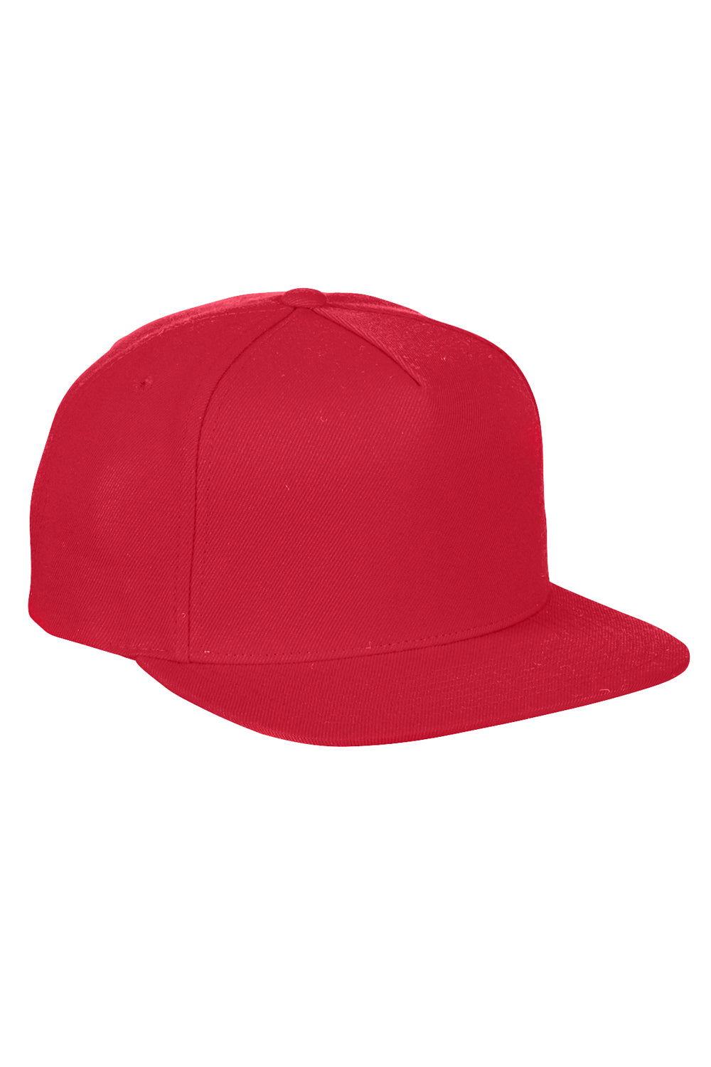 Yupoong YP5089 Mens Adjustable Hat Red Front