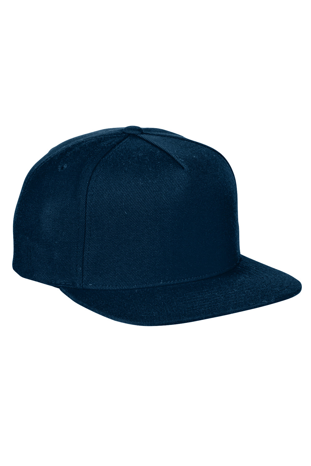 Yupoong YP5089 Mens Adjustable Hat Navy Blue Front