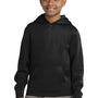 Sport-Tek Youth Sport-Wick Moisture Wicking Fleece Hooded Sweatshirt Hoodie - Black