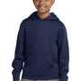 Sport-Tek Youth Sport-Wick Moisture Wicking Fleece Hooded Sweatshirt Hoodie - Navy Blue