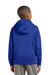 Sport-Tek YST244 Youth Sport-Wick Moisture Wicking Fleece Hooded Sweatshirt Hoodie Royal Blue Back