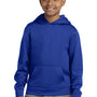 Sport-Tek Youth Sport-Wick Moisture Wicking Fleece Hooded Sweatshirt Hoodie - True Royal Blue