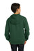 Sport-Tek YST254 Youth Fleece Hooded Sweatshirt Hoodie Forest Green Back
