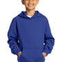 Sport-Tek Youth Shrink Resistant Fleece Hooded Sweatshirt Hoodie - True Royal Blue