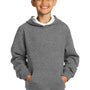 Sport-Tek Youth Shrink Resistant Fleece Hooded Sweatshirt Hoodie - Heather Vintage Grey