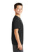 Sport-Tek YST320 Youth Tough Moisture Wicking Short Sleeve Crewneck T-Shirt Black Side