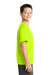 Sport-Tek YST320 Youth Tough Moisture Wicking Short Sleeve Crewneck T-Shirt Neon Yellow Side