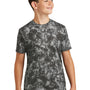 Sport-Tek Youth Mineral Freeze Moisture Wicking Short Sleeve Crewneck T-Shirt - Black - Closeout