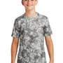 Sport-Tek Youth Mineral Freeze Moisture Wicking Short Sleeve Crewneck T-Shirt - Dark Smoke Grey - Closeout