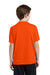 Sport-Tek YST340 Youth RacerMesh Moisture Wicking Short Sleeve Crewneck T-Shirt Neon Orange Back