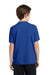 Sport-Tek YST340 Youth RacerMesh Moisture Wicking Short Sleeve Crewneck T-Shirt Royal Blue Back