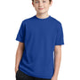Sport-Tek Youth RacerMesh Moisture Wicking Short Sleeve Crewneck T-Shirt - True Royal Blue