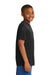 Sport-Tek YST350 Youth Competitor Moisture Wicking Short Sleeve Crewneck T-Shirt Black Side