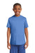 Sport-Tek YST350 Youth Competitor Moisture Wicking Short Sleeve Crewneck T-Shirt Carolina Blue Front