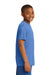 Sport-Tek YST350 Youth Competitor Moisture Wicking Short Sleeve Crewneck T-Shirt Carolina Blue Side