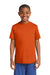 Sport-Tek YST350 Youth Competitor Moisture Wicking Short Sleeve Crewneck T-Shirt Orange Front